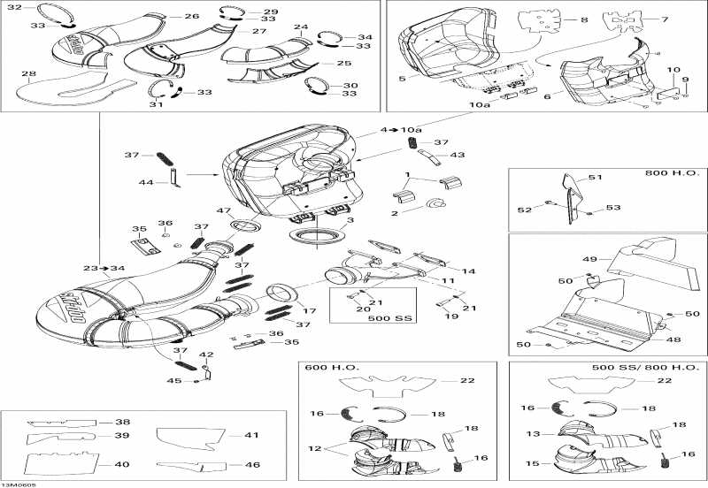 snowmobile  MX Z 800 HO Adrenaline & X, 2006  -   800ho