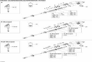 07- Take Apart Shock, Front 800 X (07- Take Apart Shock, Front 800 X)