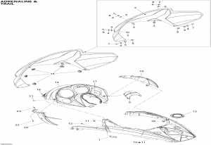 09- �������� ������ � Console 800 (09- Windshield And Console 800)