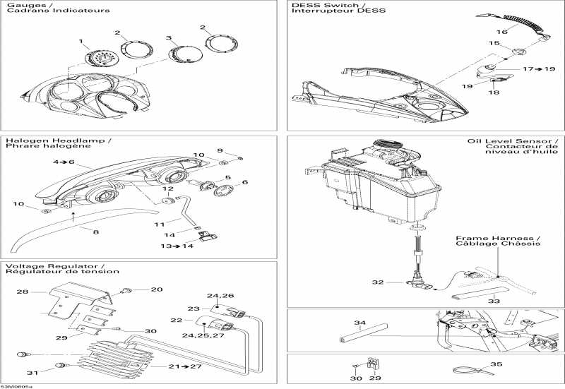 snowmobile  MX Z 800 HO Adrenaline & X, 2006  - Electrical Accessories 1 (800)