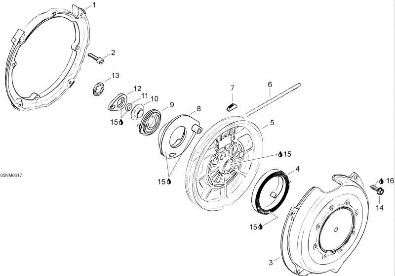 �������� Ski Doo Skandic LT 440F, 2006 - Rewind Starter