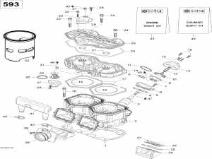 01-      593 (01- Cylinder And Cylinder Head 593)