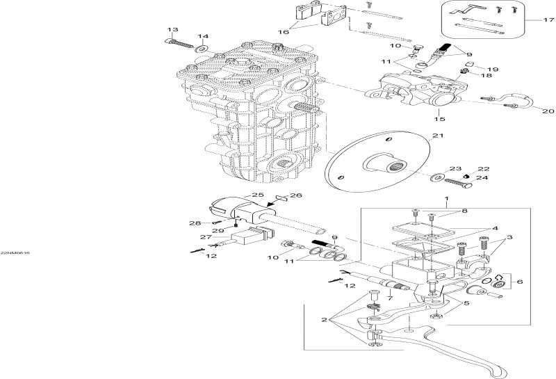 snowmobile BRP - Brake