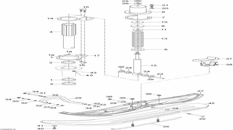 snowmobile - Front Suspension And Ski Swt, 600 Wt