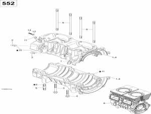 01-   (552) (01- Crankcase (552))