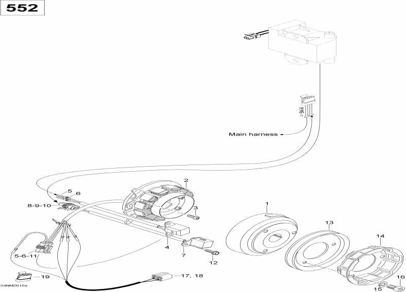  Ski Doo Skandic WT 550F, 2006  -  552