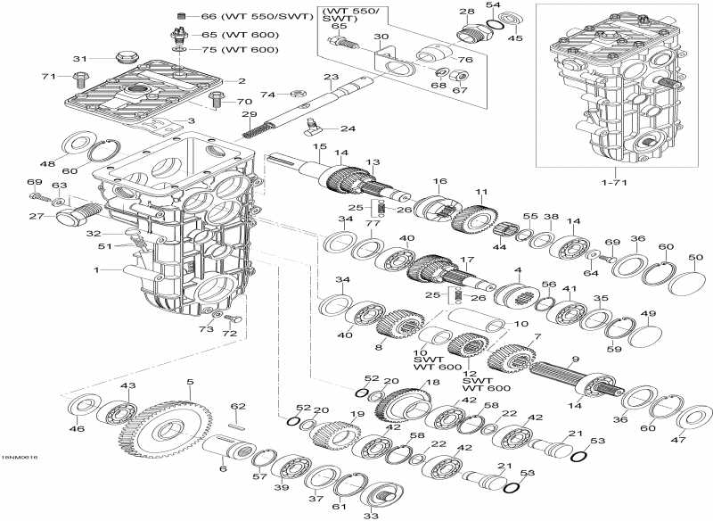BRP - Transmission 600 Wt
