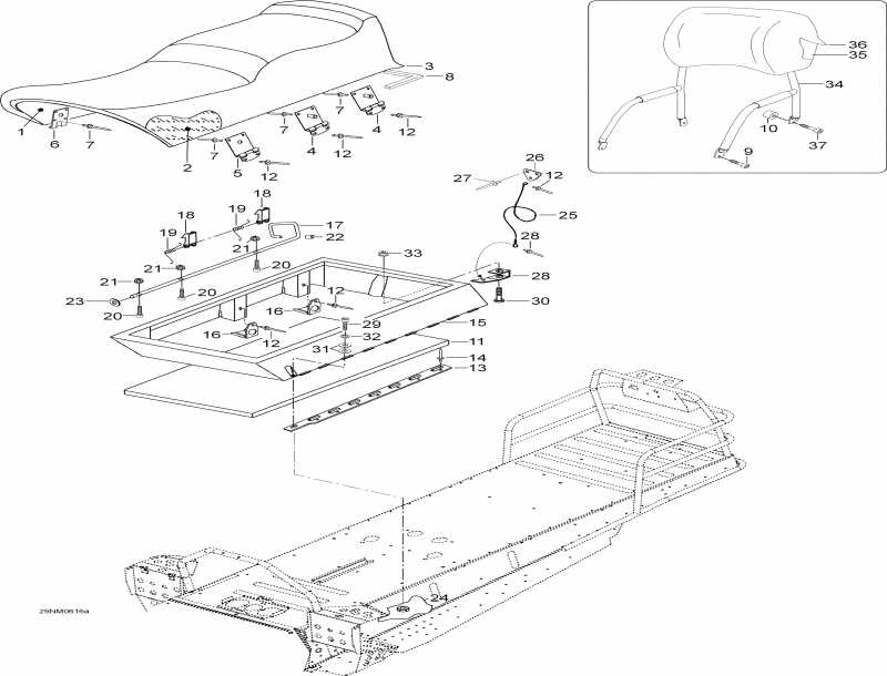  BRP  Skandic WT 600, 2006 - Seat Wt