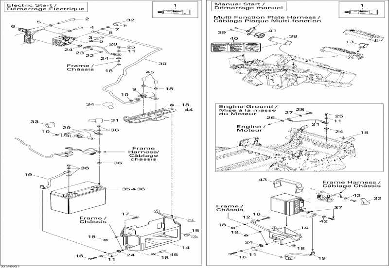 snowmobile Skidoo Summit 1000 SDI, Highmark & Highmark X, 2006  - Electrical System