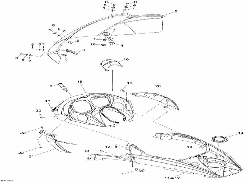  Ski Doo - Windshield And Console