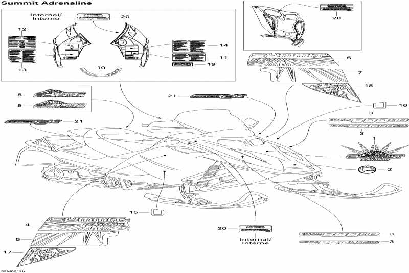 snowmobile Skidoo  Summit 600 HO SDI, Adrenaline, 2006 -  600ho