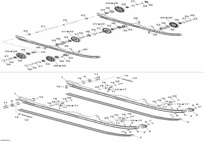 �������� Ski Doo Tundra 300F, 2006 ������ - Rear Suspension