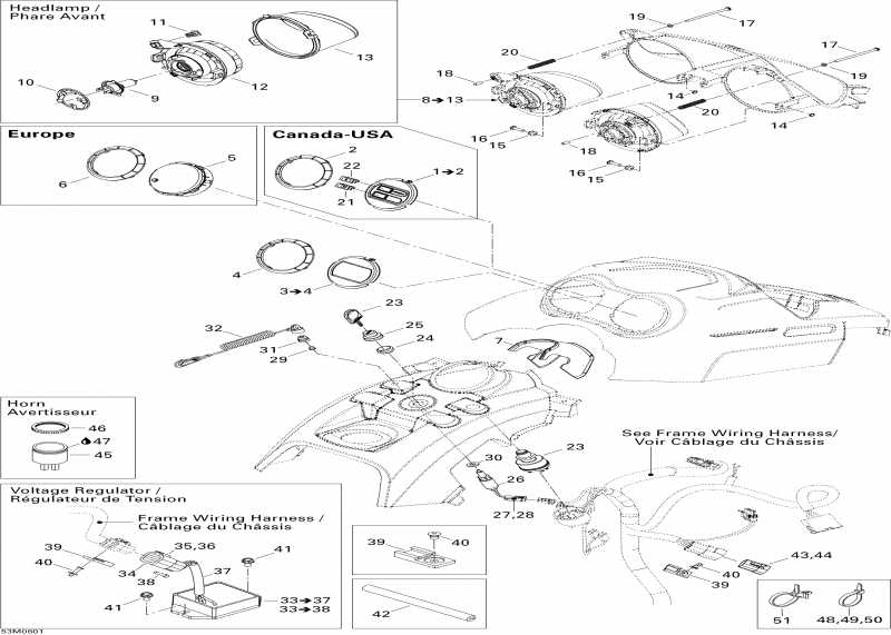 snowmobile Skidoo  Tundra 300F, 2006 - Electrical Accessories