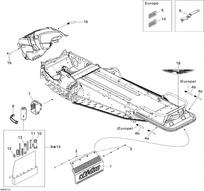  Ski-doo Expedition Sport 550F, 2007  - Utilities