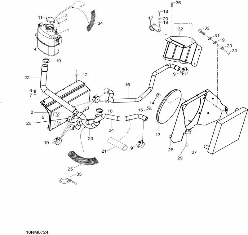 ski-doo Expedition TUV 1300 (Europe) , 2007  - Cooling System