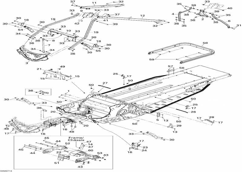 Skidoo  Freestyle Back Country 550F, 2007 -   Components