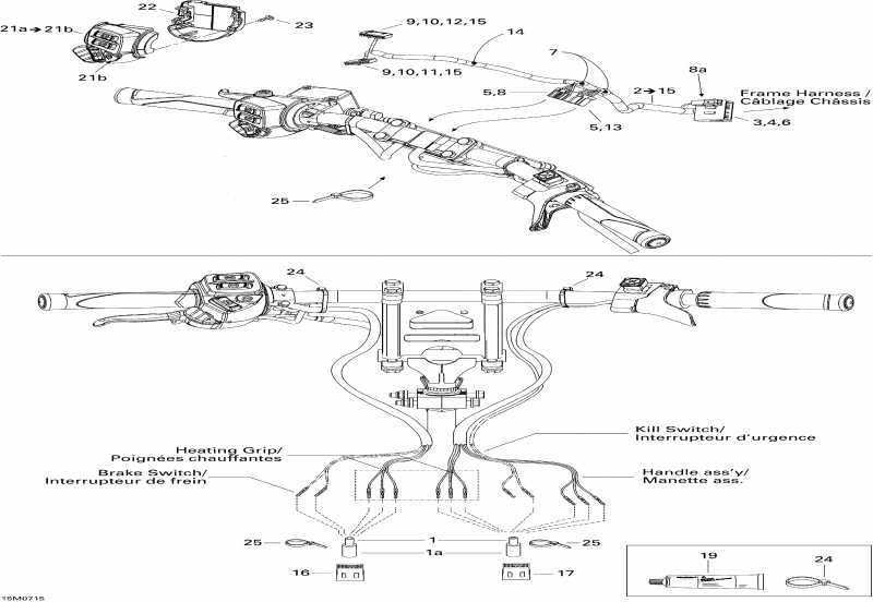 ��������  ����������� Freestyle Park 550F, 2007 - Steering Wiring Harness