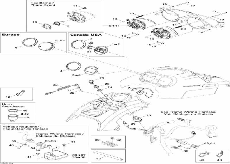  BRP SkiDoo  Freestyle Session 300F, 2007 - Electrical Accessories 300f