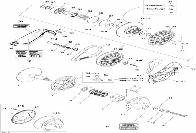 snowmobile - Pulley System 550f