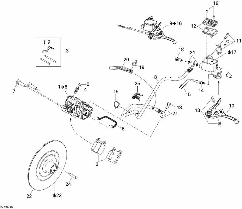  Ski Doo - Hydraulic Brakes