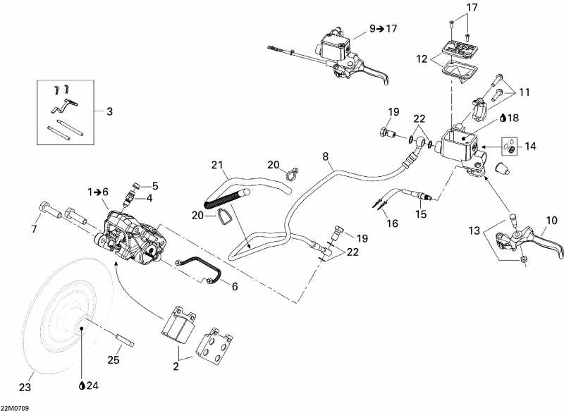  Ski Doo - Hydraulic Brakes