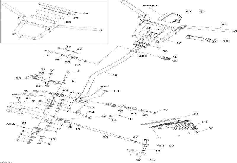  ski-doo GSX 550F, 2007  - Steering System