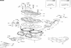 01- ,      (01- Cylinder, Exhaust Manifold And Reed Valve)