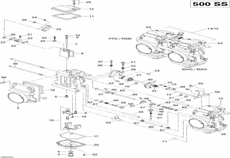 snowmobile BRP  GSX Sport 500 SS, 2007 - Carburetor 500ss