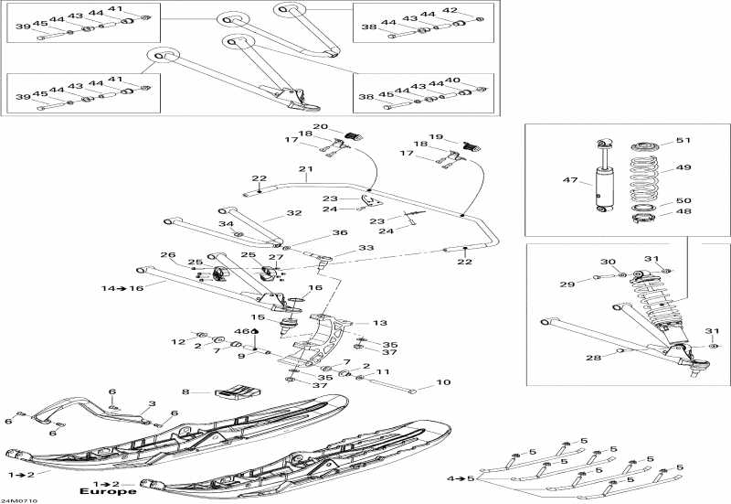 Ski-doo - Front Suspension And Ski