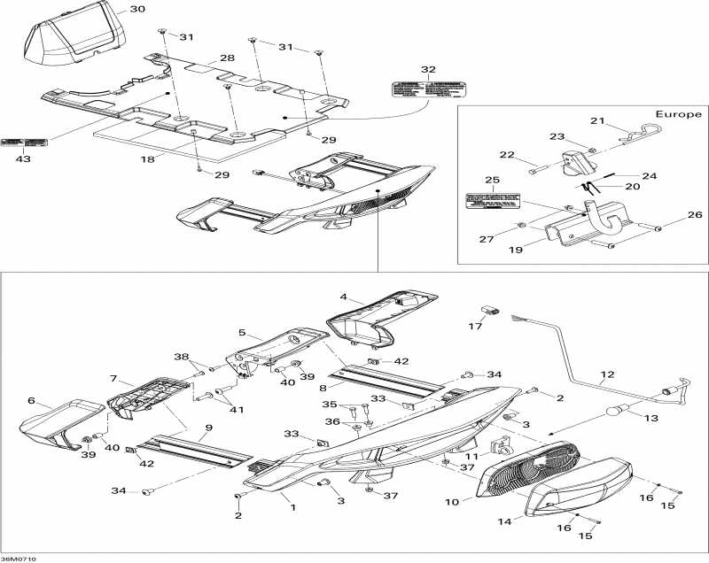  ski-doo GTX 550F, 2007  - Luggage Rack