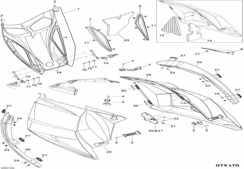 snowmobile Skidoo - Hood Ltd