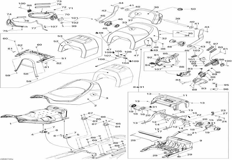 BRP SkiDoo  GTX LTD 800 HO PTEK, 2007 - Seat Ltd
