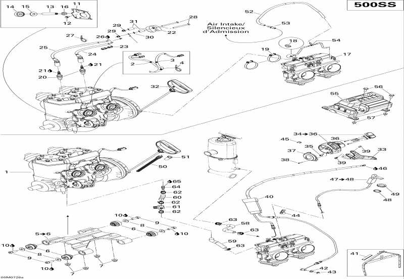 snowmobile Skidoo GTX Sport 500 SS, 2007 -  500ss