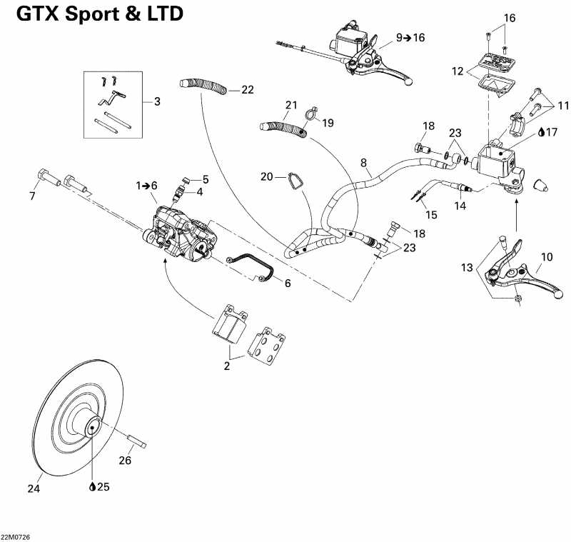 �������� SkiDoo GTX Sport 500 SS, 2007 - Hydraulic Brakes