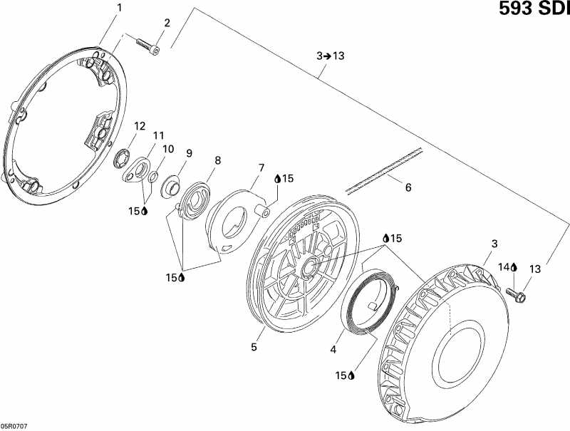  GTX Sport 600 HO SDI, 2007 - Rewind Starter