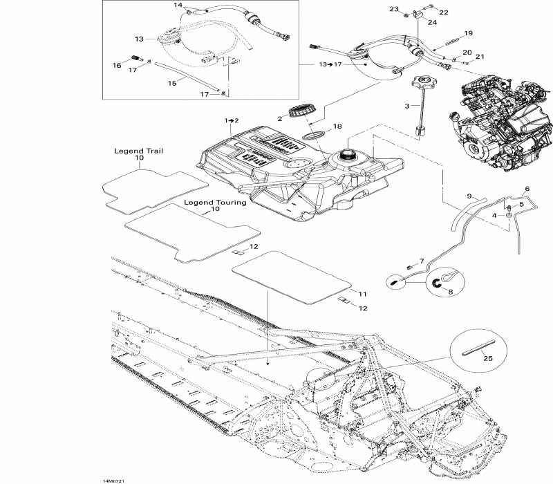  Skidoo Legend Touring V800, 2007  -  