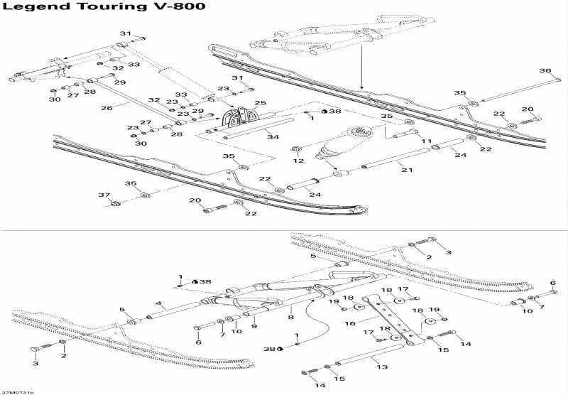 SKIDOO ����������� Legend Touring V800, 2007 - Front ����� Tou������