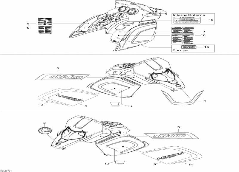  Skidoo - Decals