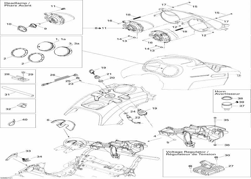  Skidoo Legend Trail V800, 2007 - Electrical Accessories