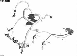 10-     Electronic Module, Mach, Mxz, Hm Eur (10- Engine Harness And Electronic Module, Mach, Mxz, Hm Eur)