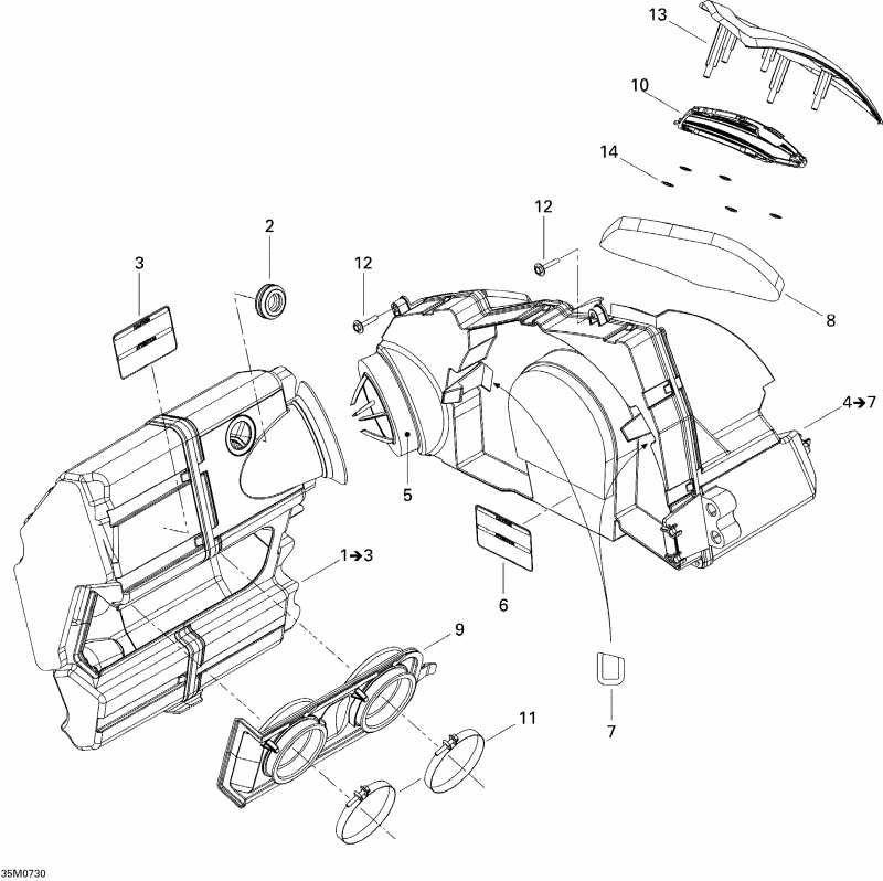 �������� ski-doo MACH Z X, 2007 ������ - Air Intake System