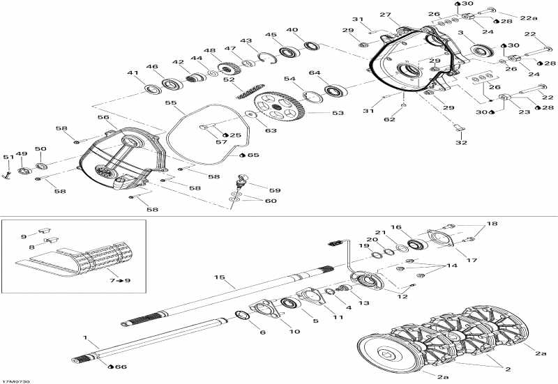 snowmobile BRP MACH Z X, 2007 - Drive System X