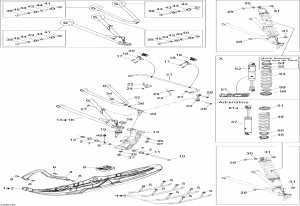 07-     X (07- Front Suspension And Ski X)