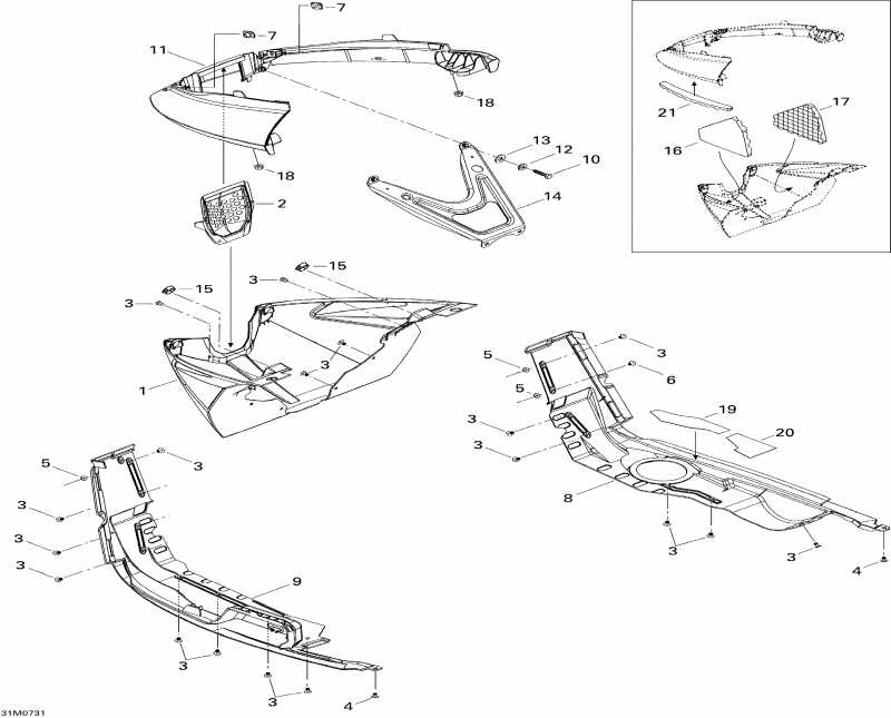 ski-doo - Bottom Pan