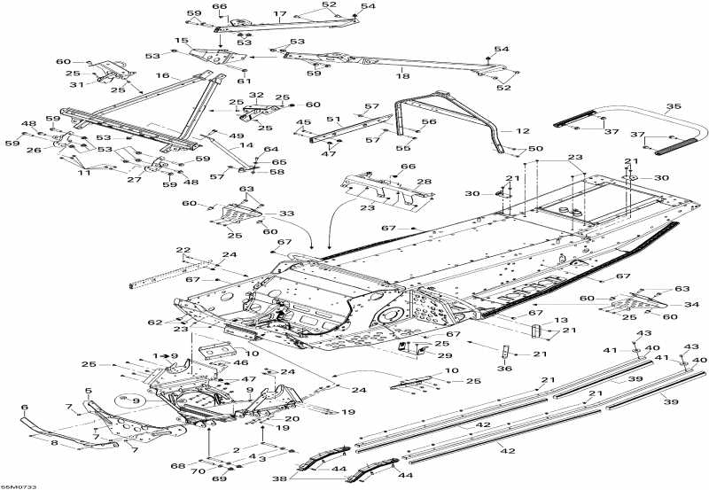 snowmobile ski-doo ������ MX Z 440X Racing, 2007 - ���� � Components