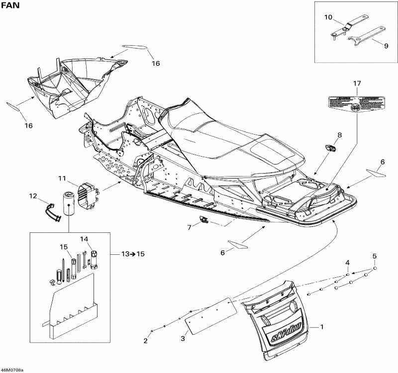 Skidoo MX Z 550F, 2007 - Utilities Fan