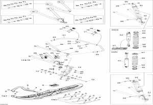 07-     X (07- Front Suspension And Ski X)