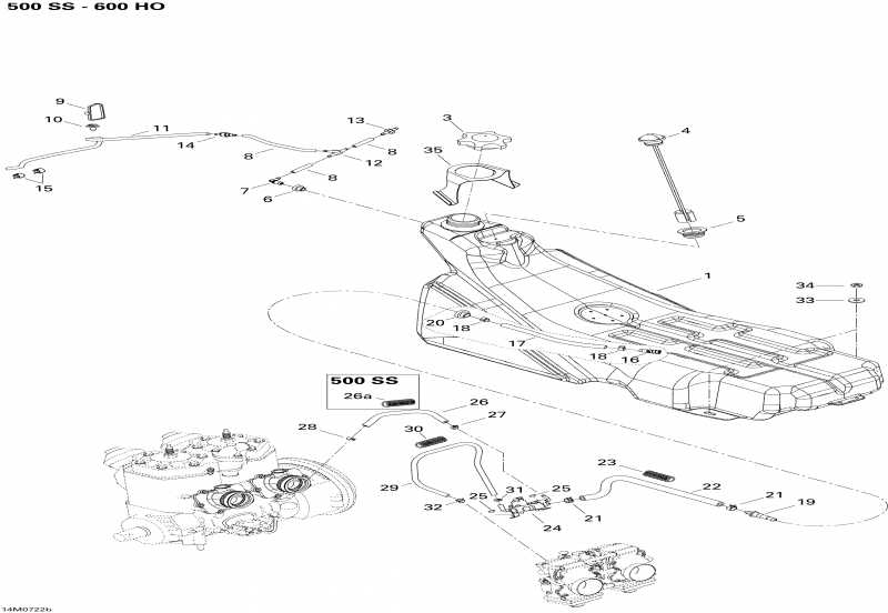  BRP SkiDoo  MX Z Adrenaline 500SS, 2007 - Fuel System