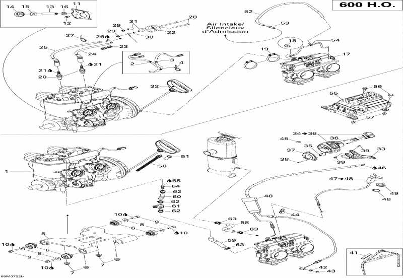 snowmobile Skidoo MX Z Adrenaline 600 HO, 2007  -  600ho
