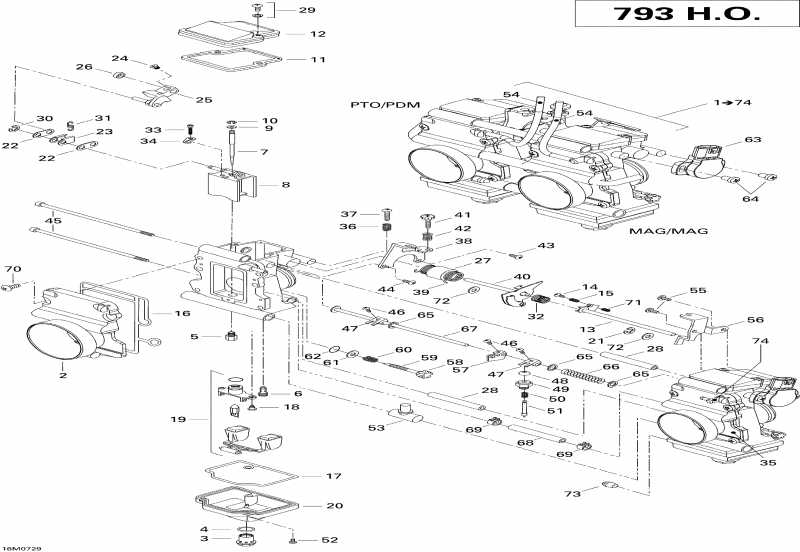  Skidoo MX Z Renegade 800 HO PTEK, 2007  - Carburetor